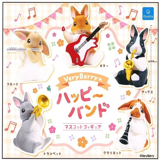 Very Berry Band - Musical Bunny Rabbits Gachapon (Gashapon) Capsule Toy | Happy Piranha