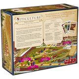 Viticulture Essential Edition Board Game Back of Box | Happy Piranha