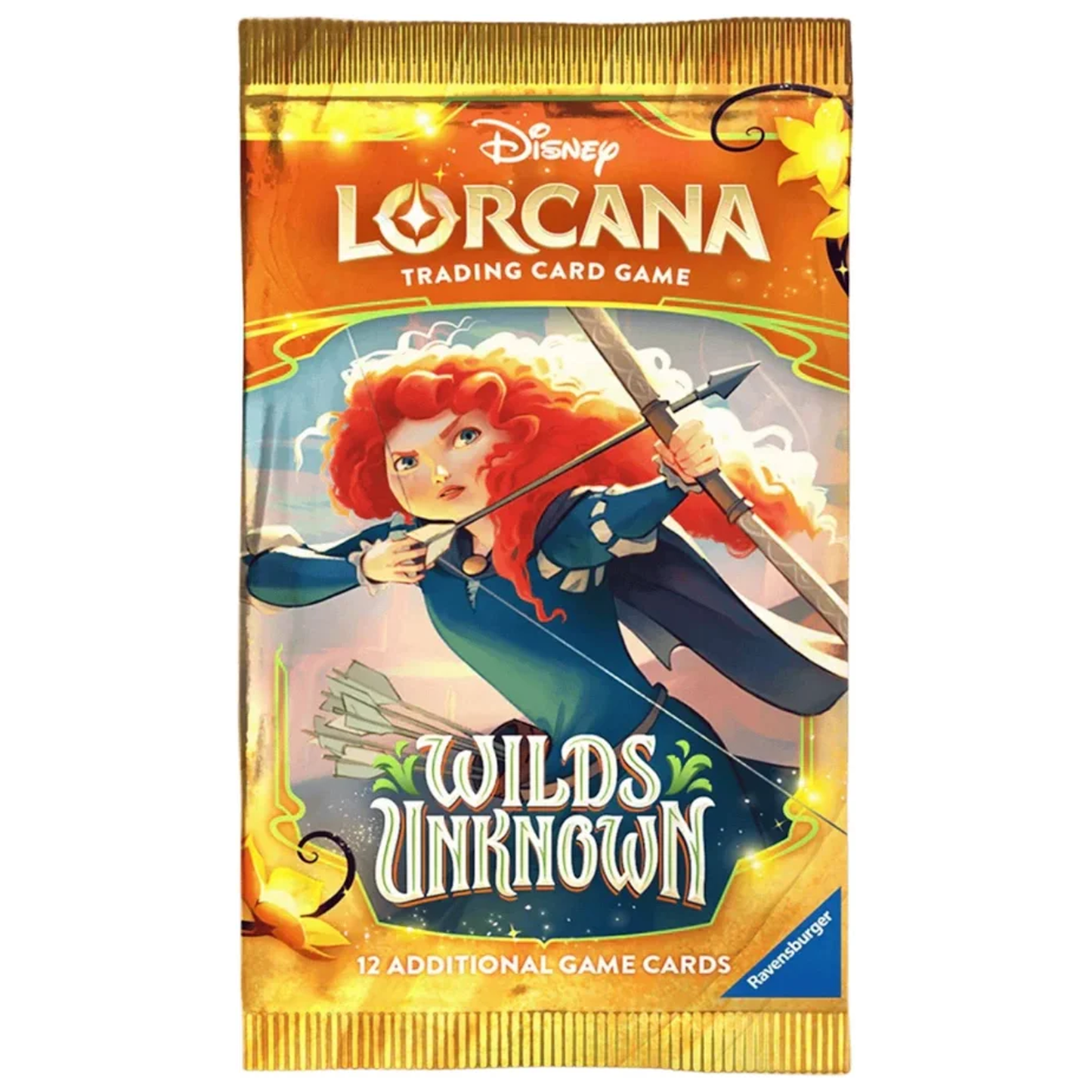 Disney Lorcana Trading Card Game Wilds Unknown Booster Pack (Brave) | Happy Piranha