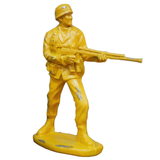 Yellow Army Man - 17cm Toy Soldier Ornament (Front) | Happy Piranha