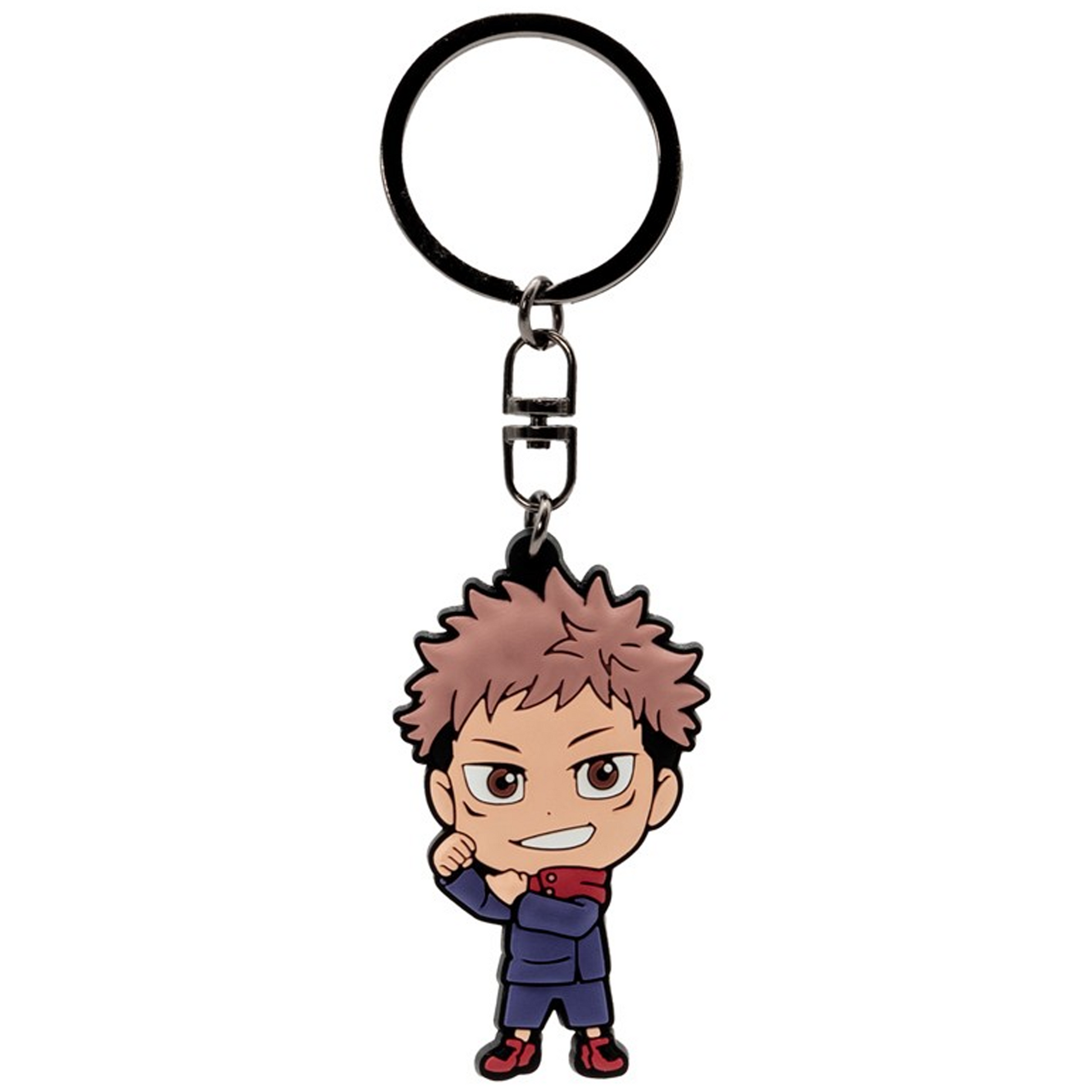 Jujutsu Kaisen - Yuji Itadori Rubber Keychain (Front) | Happy Piranha