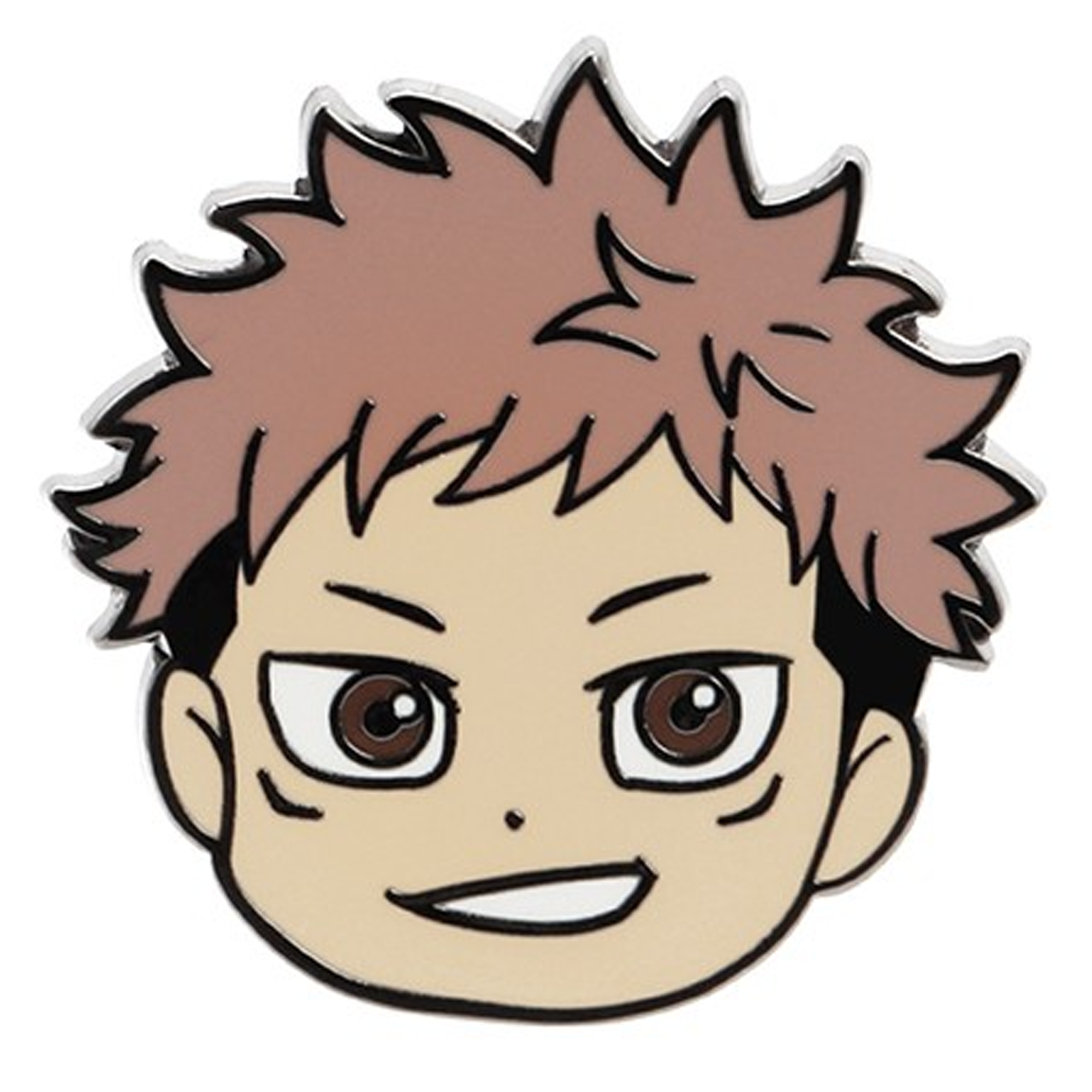 Jujutsu Kaisen - Yuji Itadori Face Enamel Pin Badge | Happy Piranha