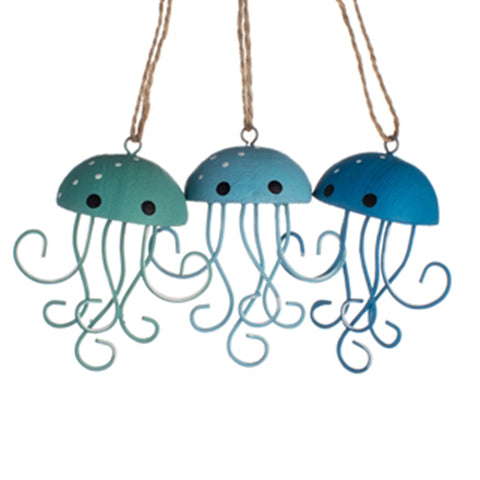 3D Jellyfish Metal Hanging Decoration | Happy Piranha