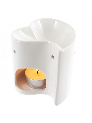 Heart Ceramic Tealight Wax Melt Warmer | Happy Piranha