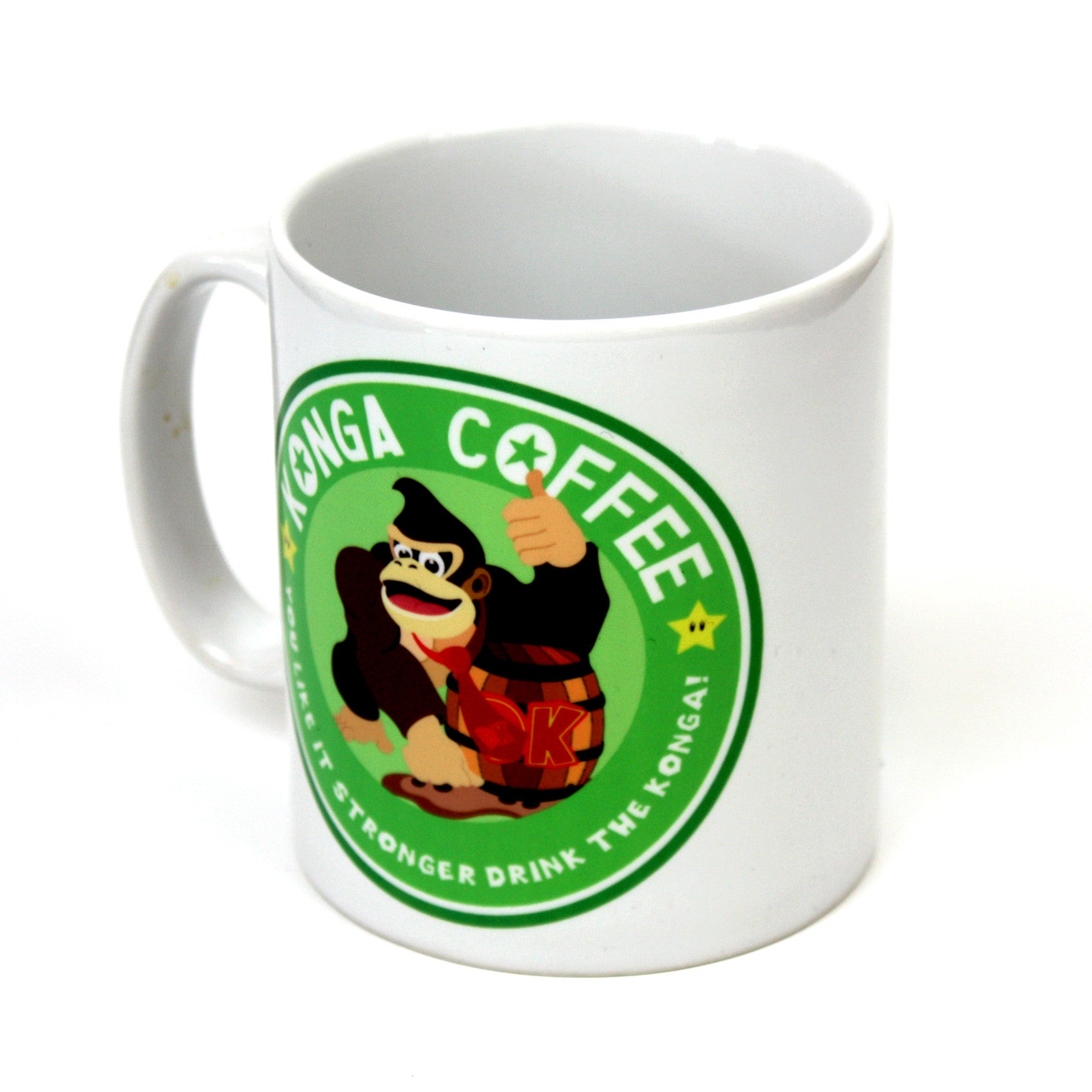 Konga coffee donkey kong inspired mug by Happy Piranha