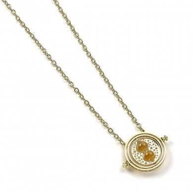 Harry Potter Spinning Time Turner Necklace front view | Happy Piranha
