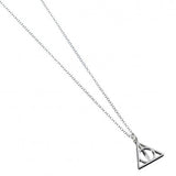 Harry Potter Deathly Hallows Necklace full view | Happy Piranha