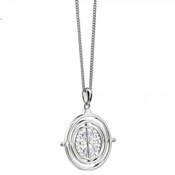 Harry Potter Time Turner Necklace Embellished with Swarovski Crystals hanging