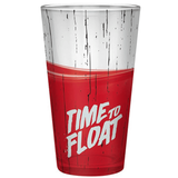 IT Time to Float Drinking Glass | Happy Piranha