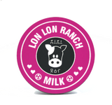 A pink lon lon ranch coaster By Happy Piranha inspired by Nintendo