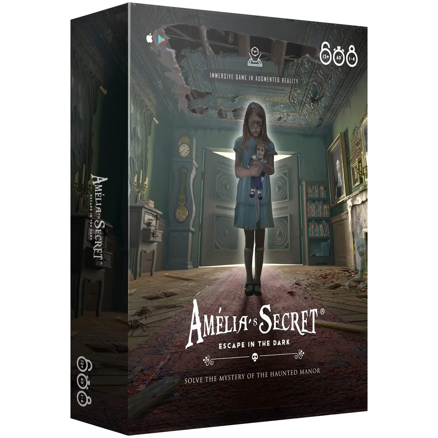 Amelia's Secret - AR Escape Room Board Game | Happy Piranha