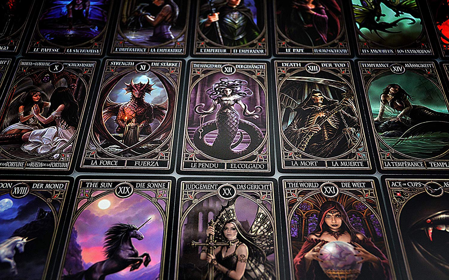 Anne stokes tarot deck sale