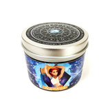 Aquarius zodiac star sign scented candle by Happy Piranha