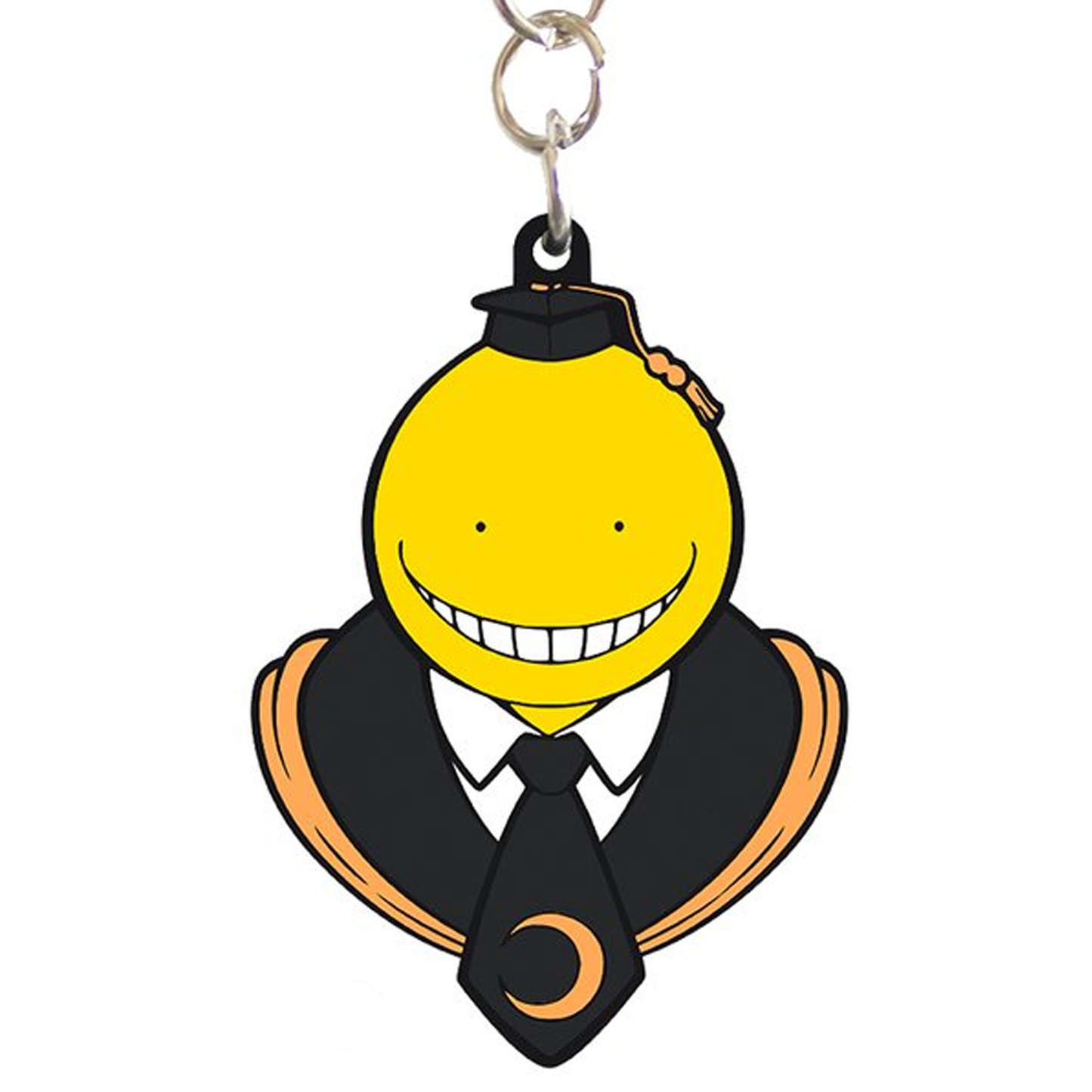 Assassination Classroom Koro Sensei Rubber Keychain | Happy Piranha