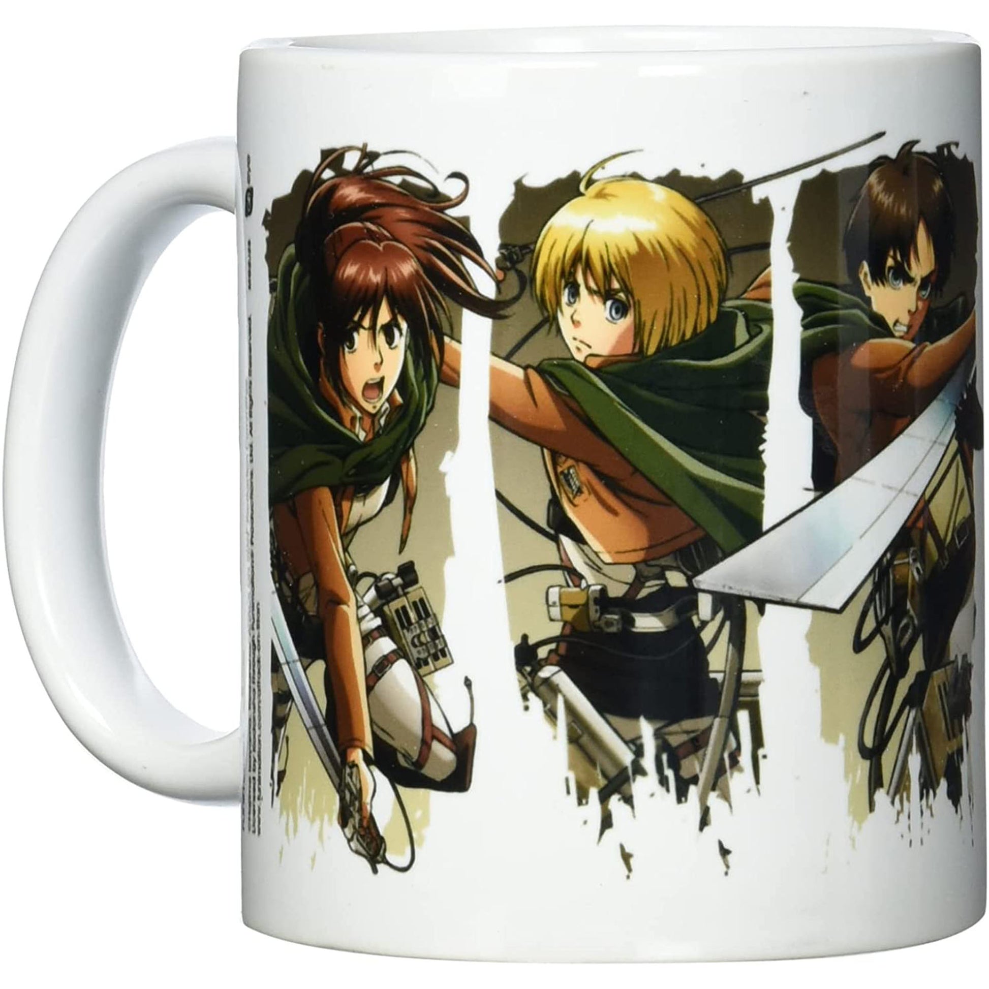 Attack on Titan Character Montage Mug (Front Design) | Happy Piranha