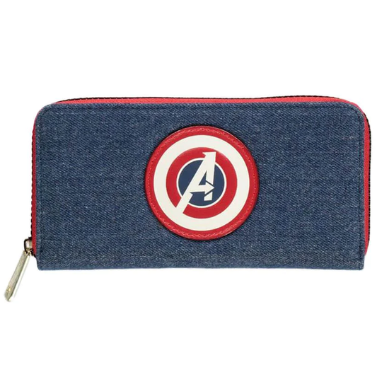 Marvel Avengers Captain America Zip Around Wallet / Purse | Happy Piranha