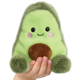Andy the Avocado Palm Pal Soft Toy in a Person's Hand | Happy Piranha