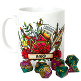 Dungeons and Dragons (DnD) Customisable Class (Bard) Dice Mug | Happy Piranha