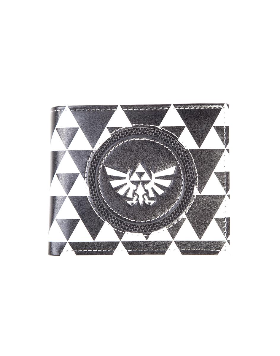 Zelda Black and White Triforce Bifold Wallet | Happy Piranha