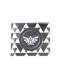 Zelda Black and White Triforce Bifold Wallet | Happy Piranha