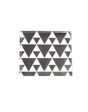 Zelda Black and White Triforce Bifold Wallet back design | Happy Piranha