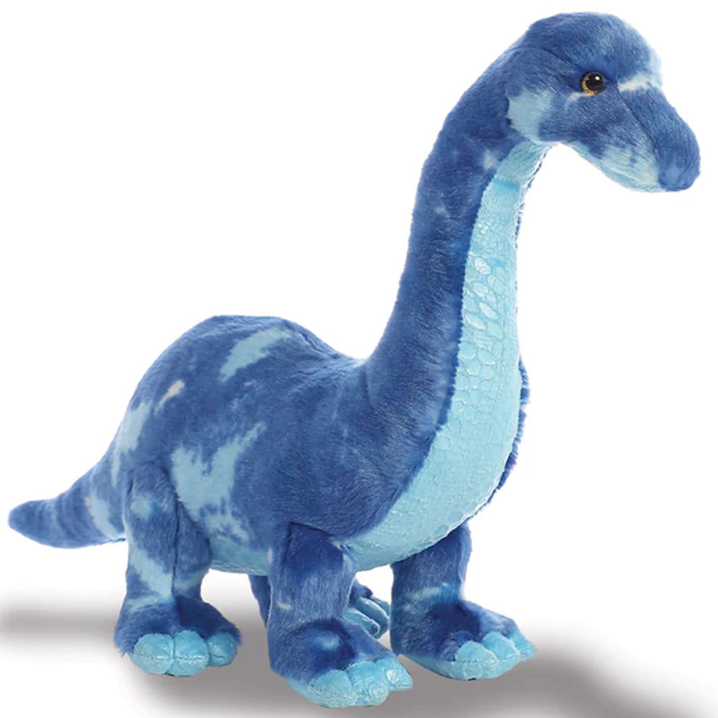 Blue Brachiosaurus / Diplodocus Dinosaur Soft Toy (Side View) | Happy Piranha