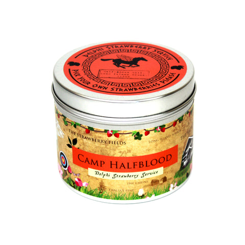 Camp Halfblood Percy Jackson inspired scented candle by Happy Piranha