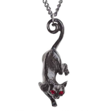 Cat Sith - Pewter Black Cat Pendant | Happy Piranha