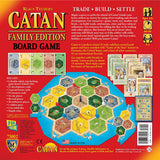 Catan Family Edition Board Game Back of Box | Happy Piranha