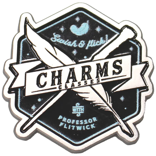 Charms Classes - Enamelled Harry Potter Pin Badge | Happy Piranha