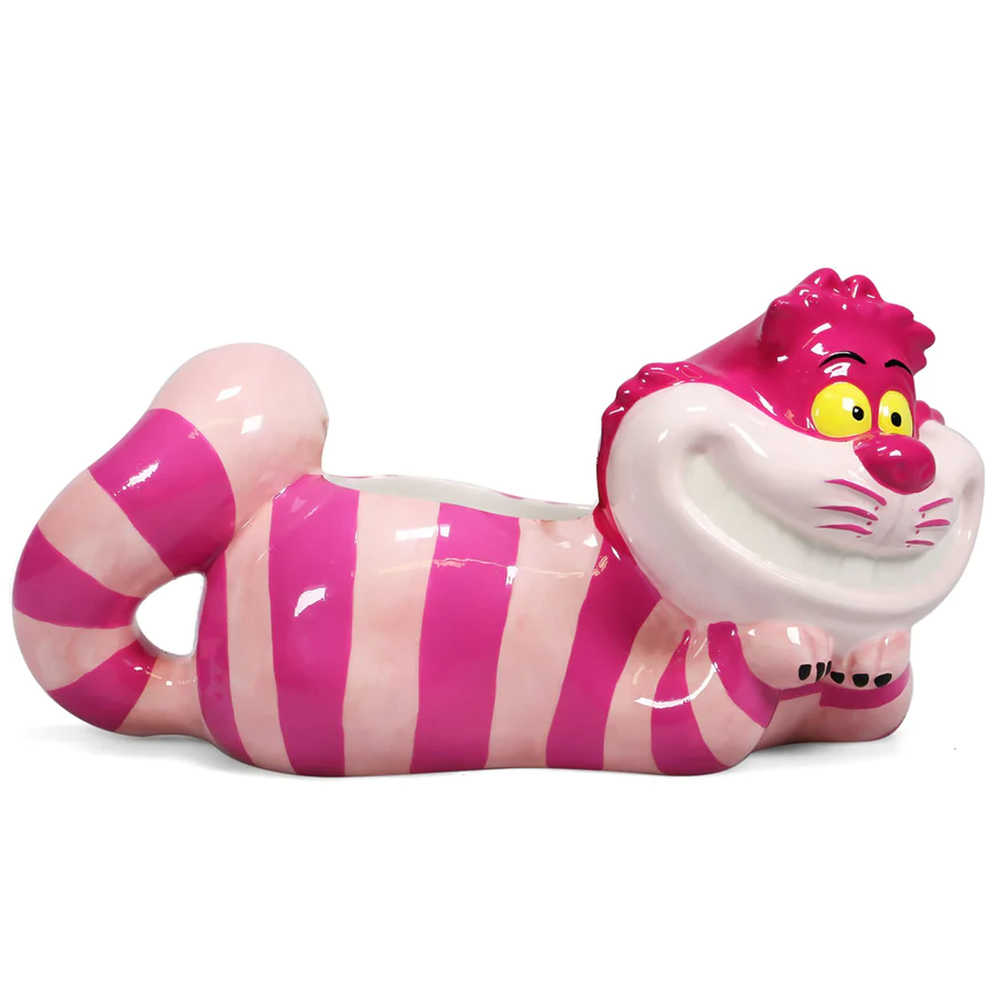 Alice in Wonderland Cheshire Cat Ceramic Planter / Storage Pot | Happy Piranha