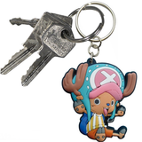 One Piece Tony Tony Chopper Rubber Keychain on Keys | Happy Piranha