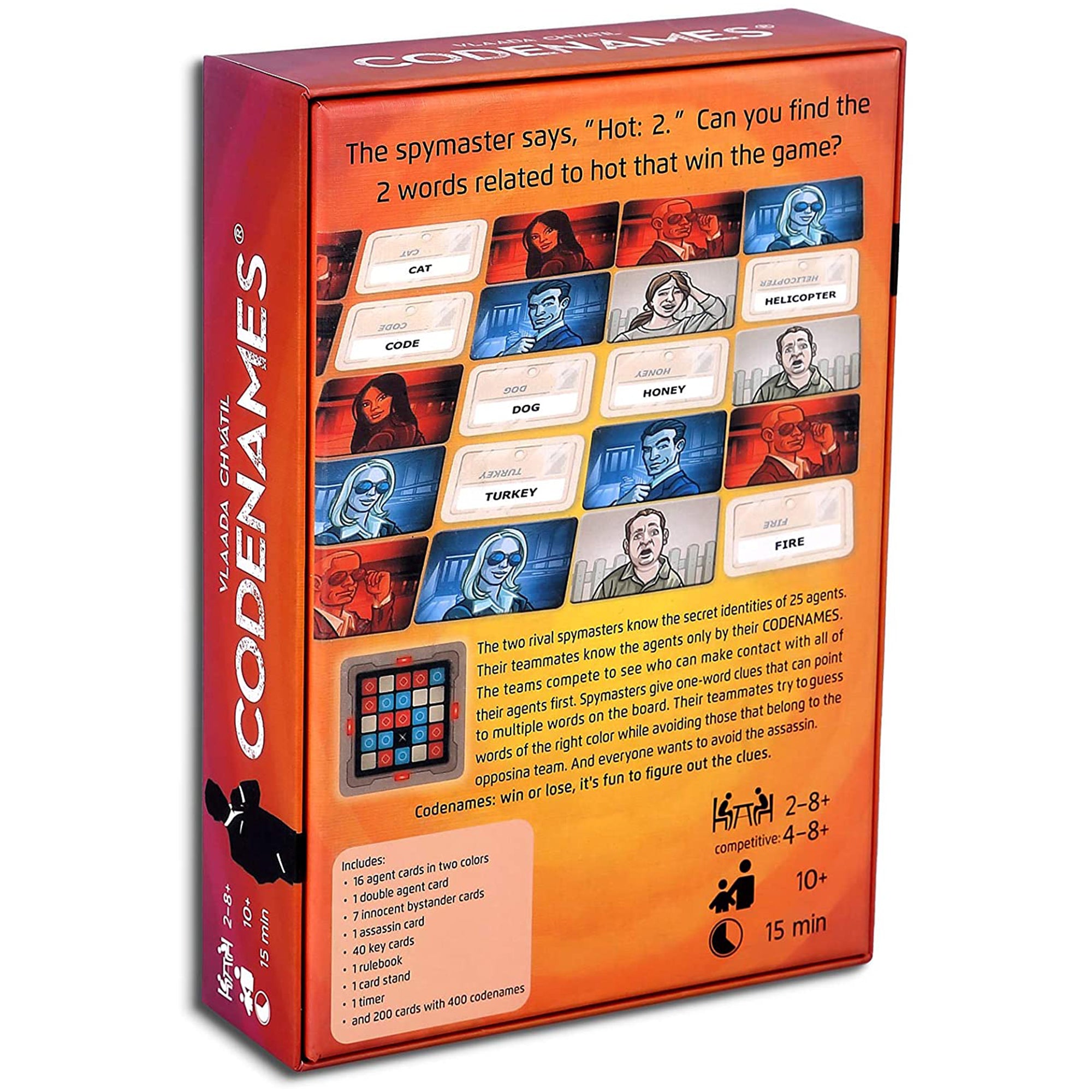 Codenames Board Game | Happy Piranha