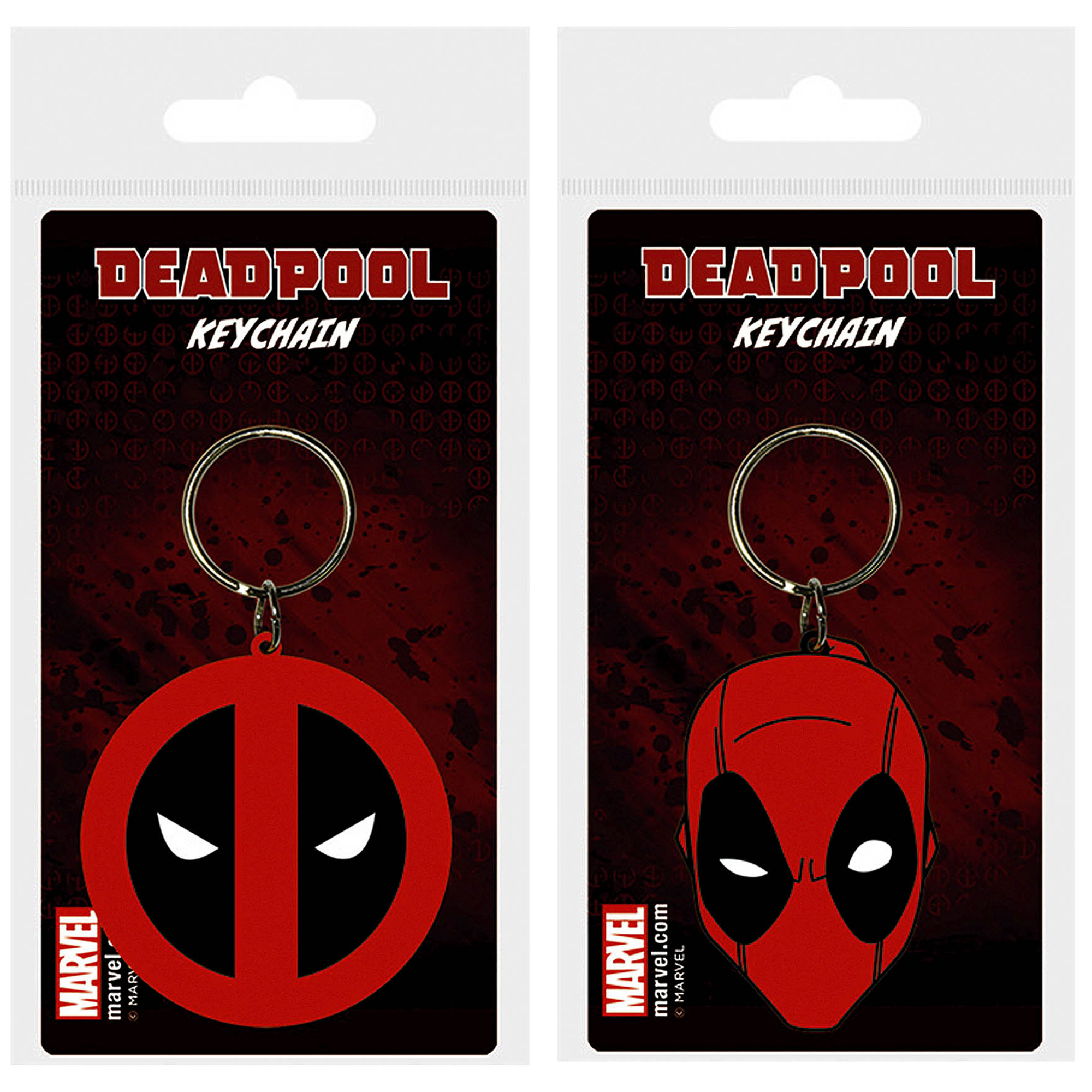 Deadpool Using Chain Marvel Deadpool Rubber Keychain | Happy Piranha