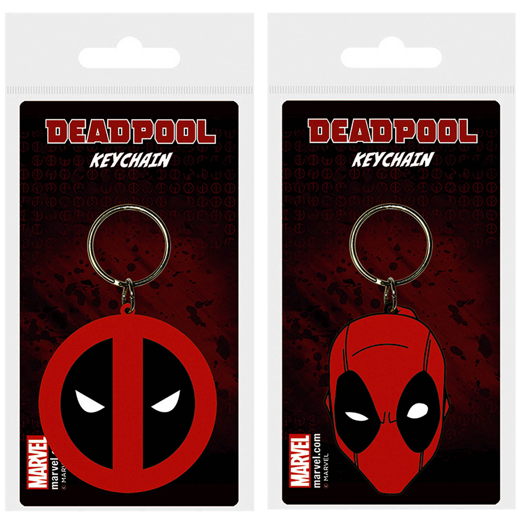 Marvel Deadpool Rubber Keychain | Happy Piranha