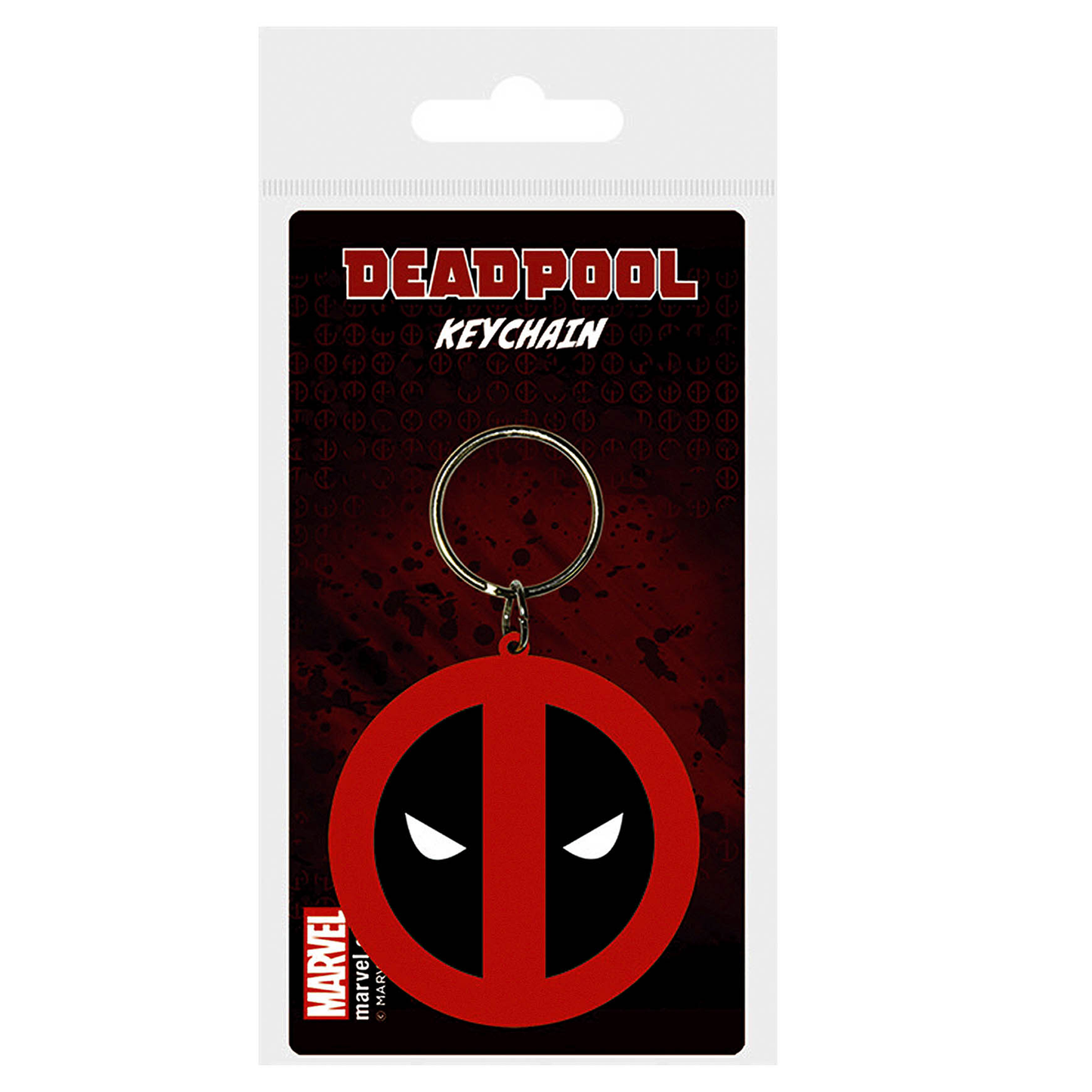 Marvel Dealpool Rubber Keychain (Symbol) | Happy Piranha