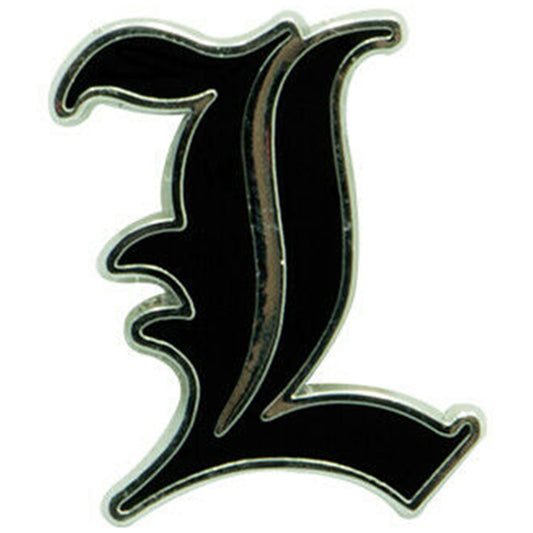 Death Note L Enamelled Pin Badge | Happy Piranha