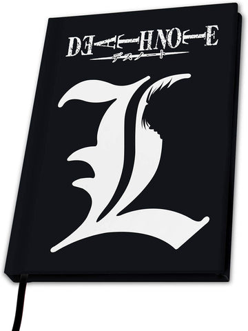 Death Note 'L' A5  Lined Notebook | Happy Piranha
