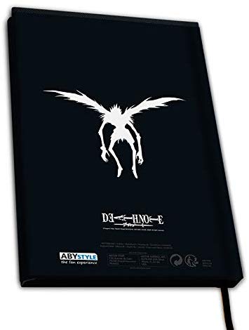 Death Note 'L' A5  Lined Notebook back cover design | Happy Piranha