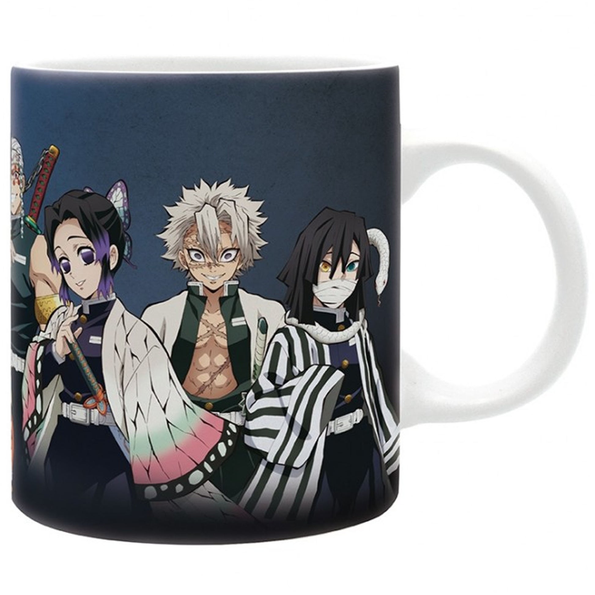 Demon Slayer Characters Ceramic Mug (Front Design) | Happy Piranha