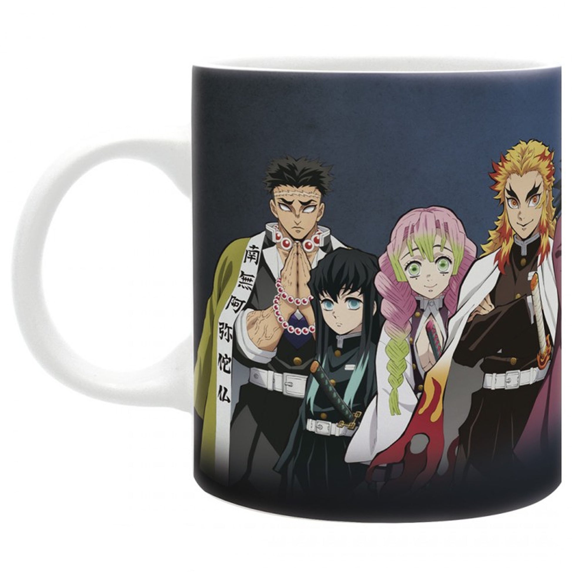 Demon Slayer Characters Ceramic Mug (Back Design) | Happy Piranha