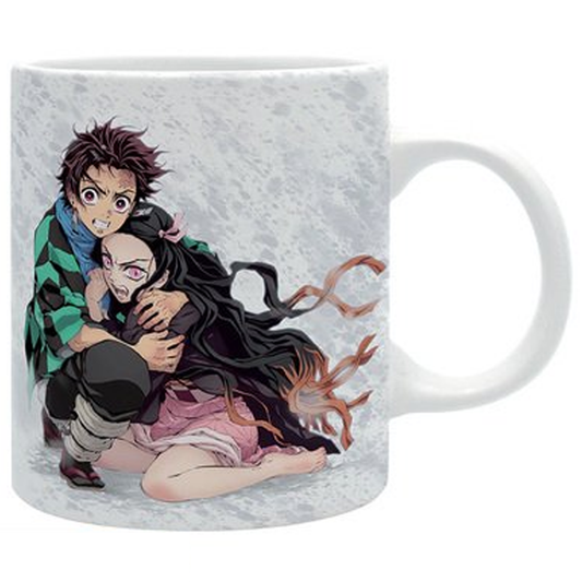 Demon Slayer Tanjiro & Nezuko Ceramic Mug | Happy Piranha