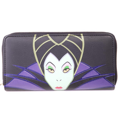 Disney Maleficent Ladies Zip Around Wallet / Purse | Happy Piranha