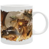 Dungeons and Dragons (DnD) Dragon Design Mug (Back) | Happy Piranha