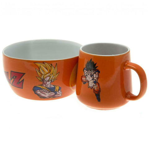 Dragon Ball Z Breakfast Bowl and Mug Set  | Happy Piranha
