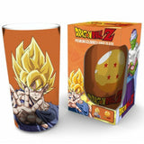 Dragon Ball Z Goku and Dragonball XL Glass and its Packaging | Happy Piranha