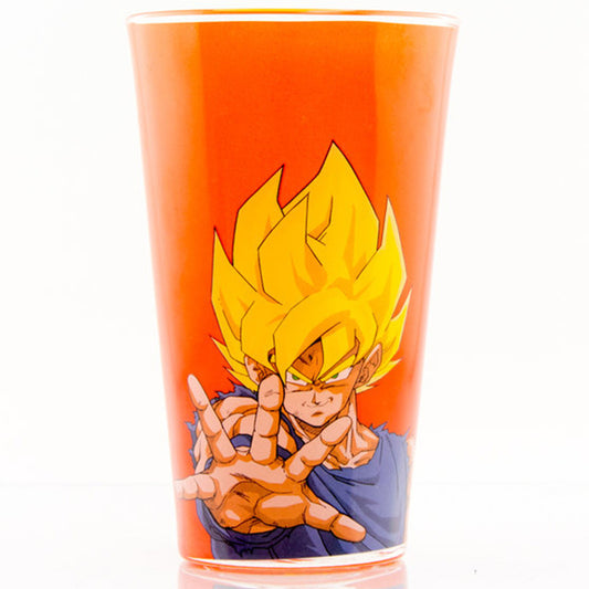 Dragon Ball Z Goku and Dragonball XL Glass (Front Design) | Happy Piranha