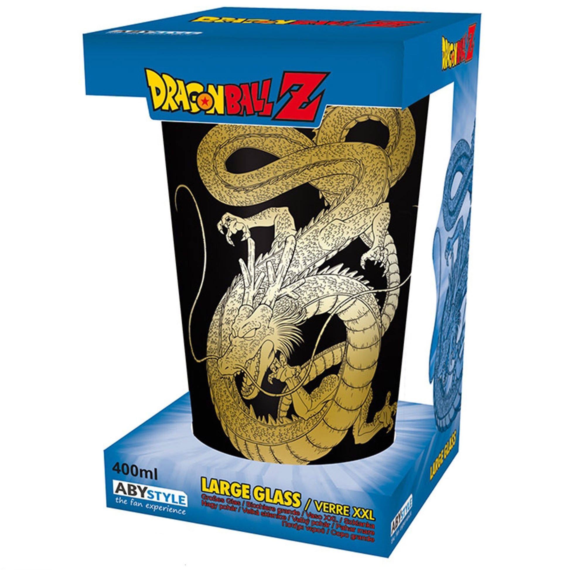 Large Dragon Ball Z Shenron Dragon and Dragonball Glass in its Packaging | Happy Piranha