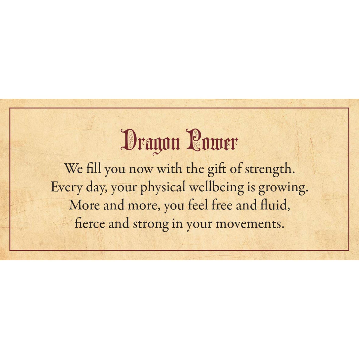 Dragon Magick Mini Oracle Cards - Oracle Card Set  (Card Text Example)  | Happy Piranha
