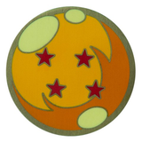 Four Star Dragon Ball DBZ Enamelled Pin Badge | Happy Piranha